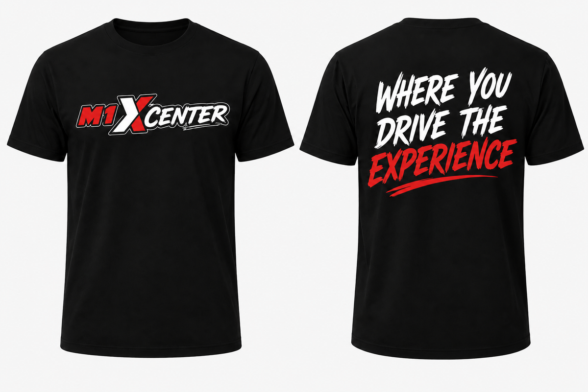 M1 X Center "Where You Drive The Experience" Tee