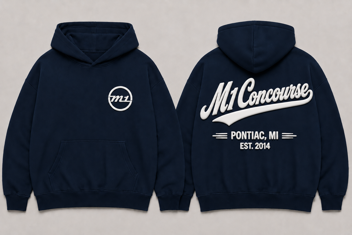 M1 Concourse Script Print Hoodie