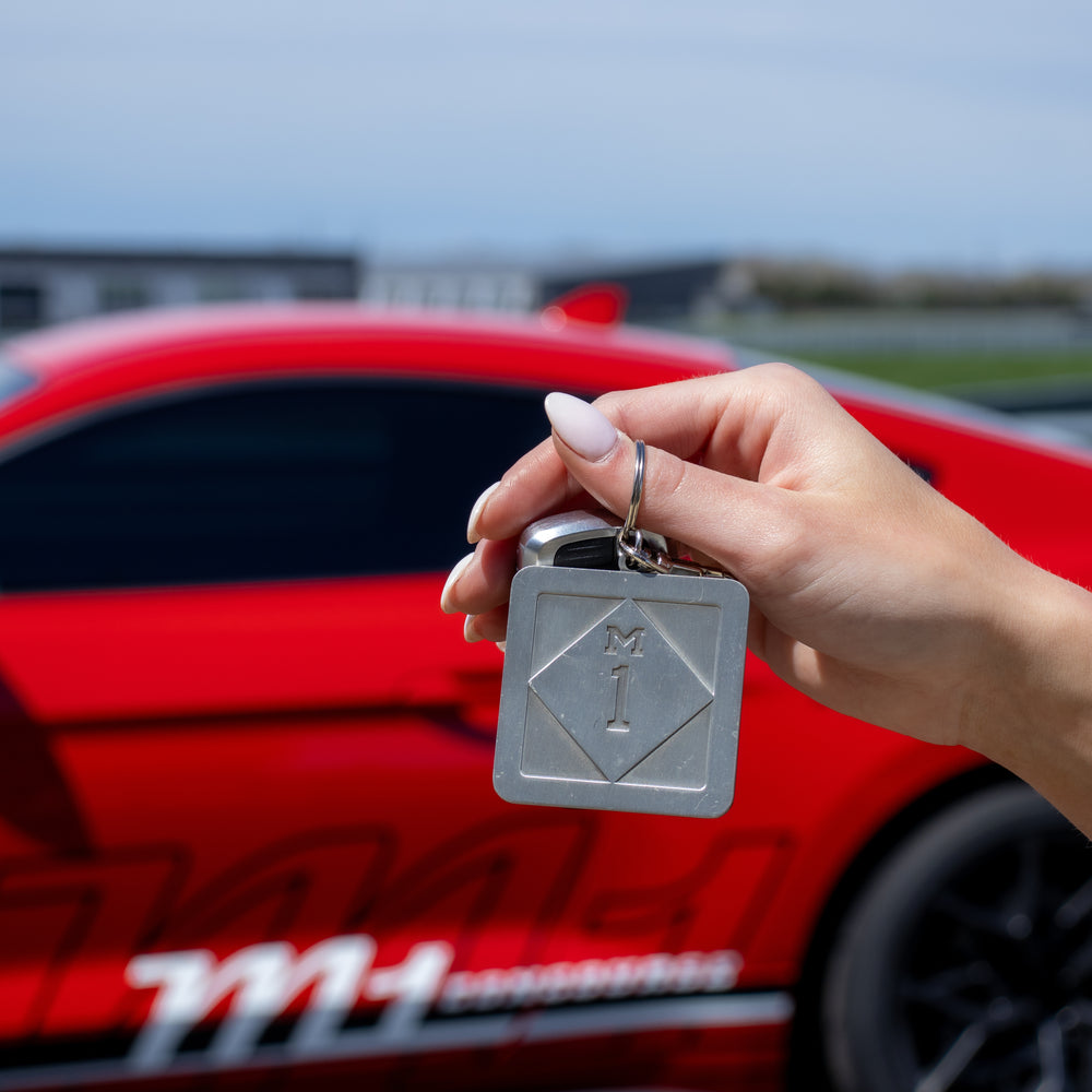 Large Metal M1 Square Key Chain