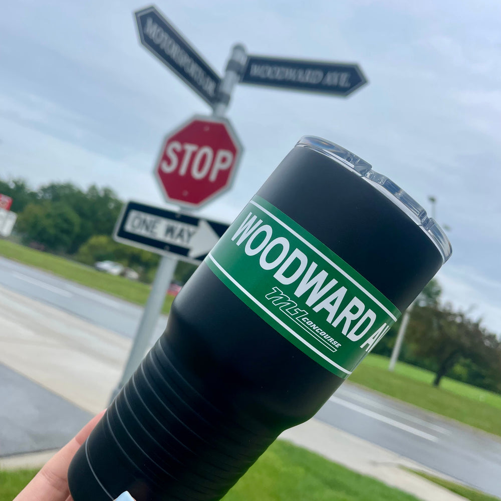Woodward Ave Street Sign Sticker