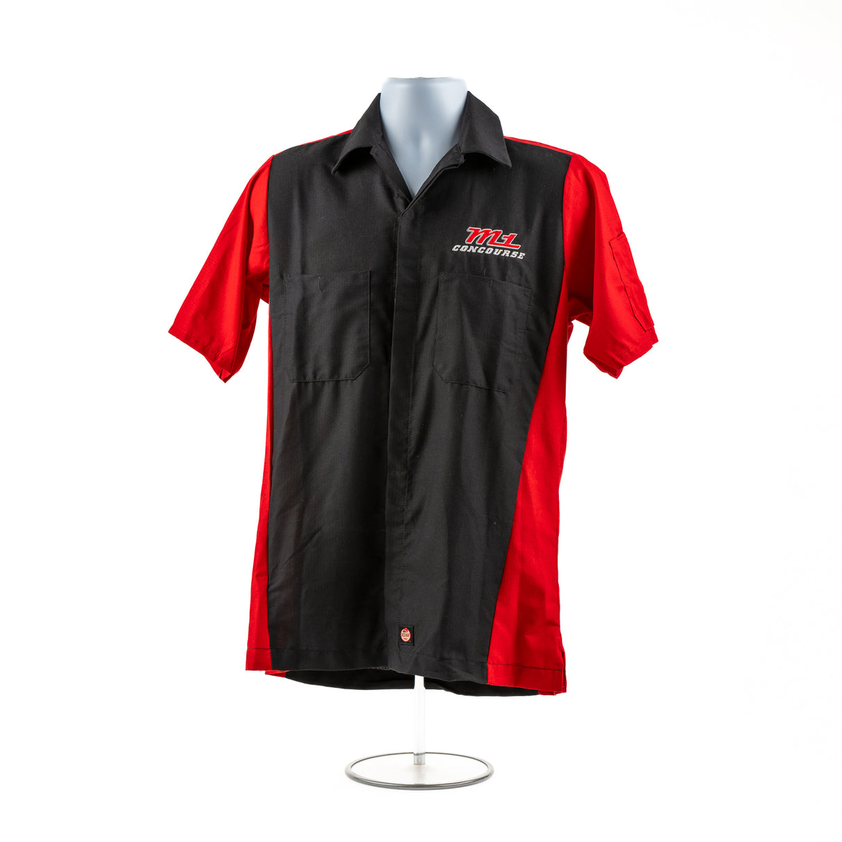M1 Concourse Mechanic Shirt by Red Cap Brand - Black/Red