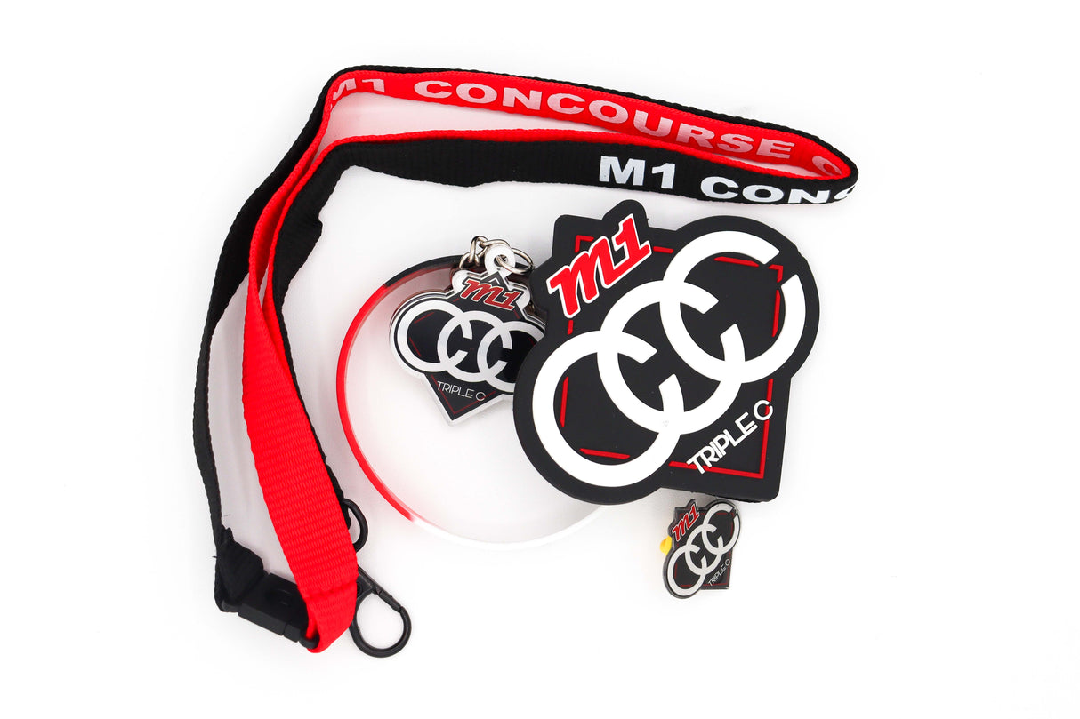 M1CCC Debossed Wristband – Multi-Color Silicone Club Band