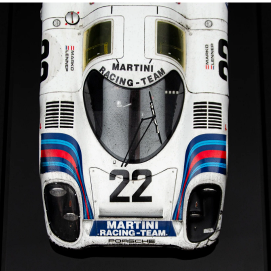 Amalgam Porsche 917 KH - 1971 Le Mans Winner - Martini Livery - Race Weathered 1:18 Scale