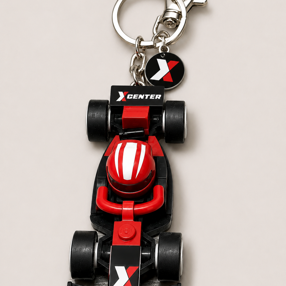 M1 X Center Race Car Keychain