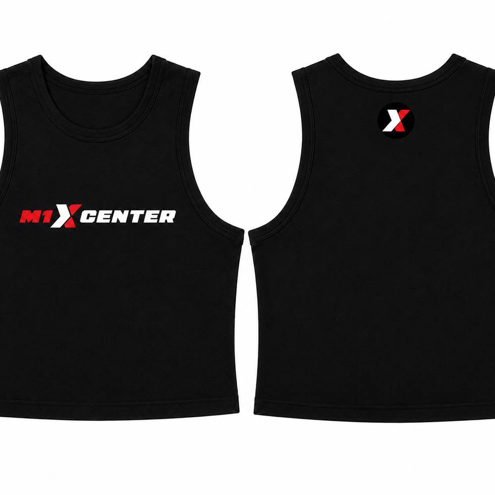 M1 X Center Women's Black Tank