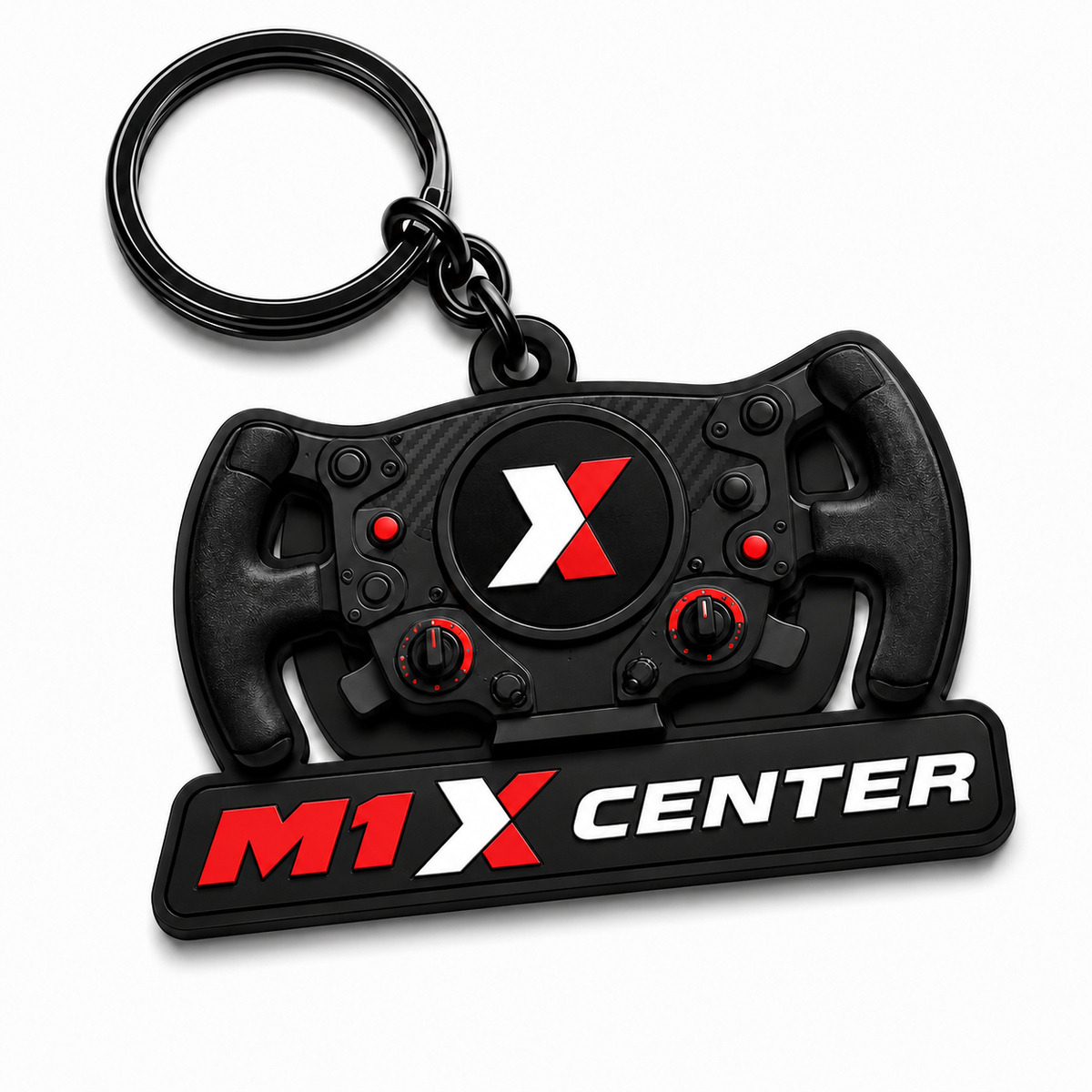 M1 X Center Steering Wheel Keychain