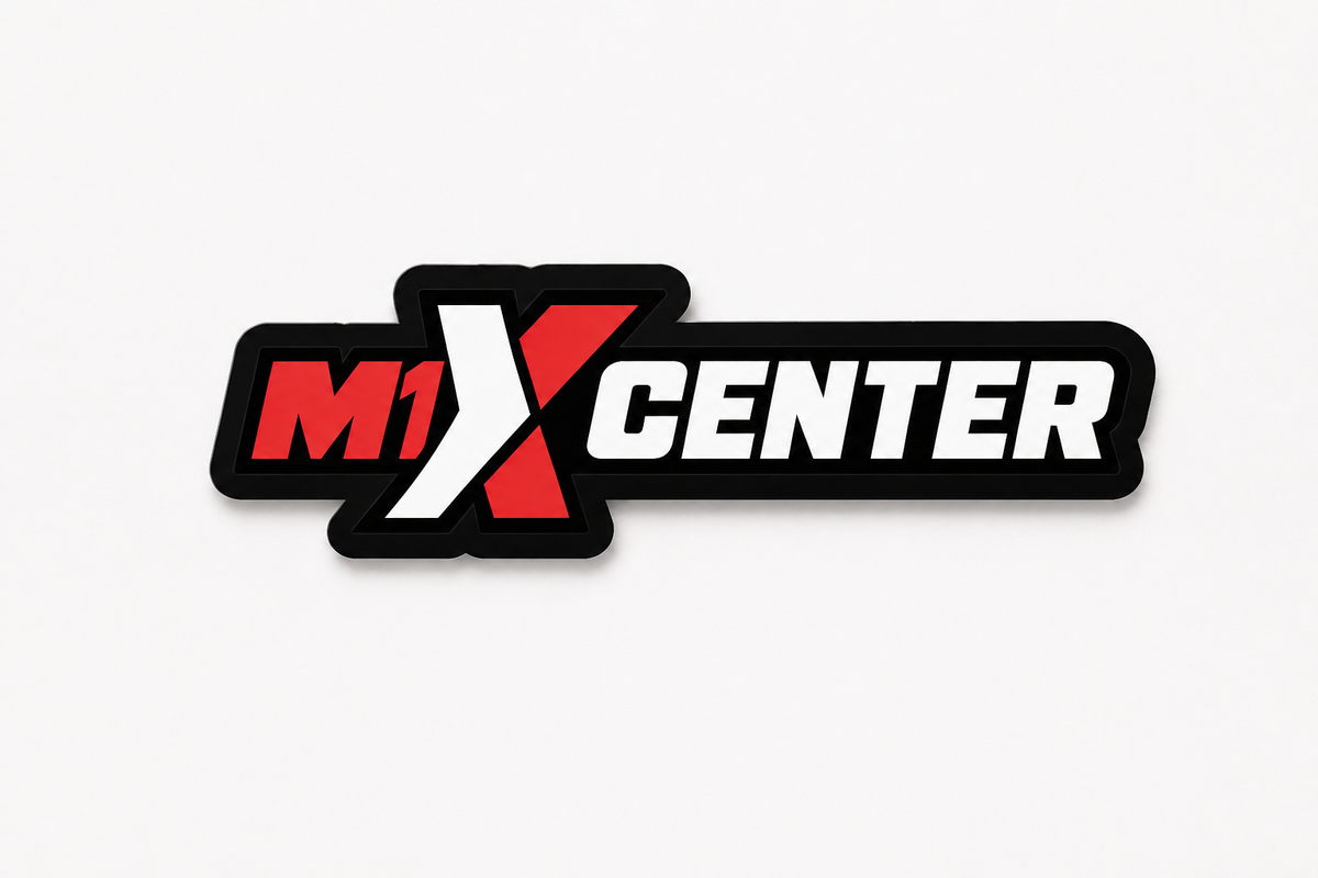 M1 X Center Logo Sticker