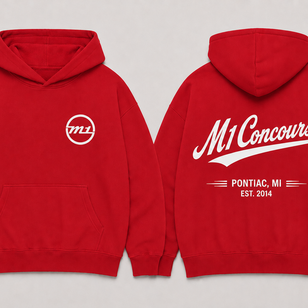 M1 Concourse Script Print Hoodie