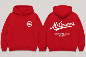 M1 Concourse Script Print Hoodie