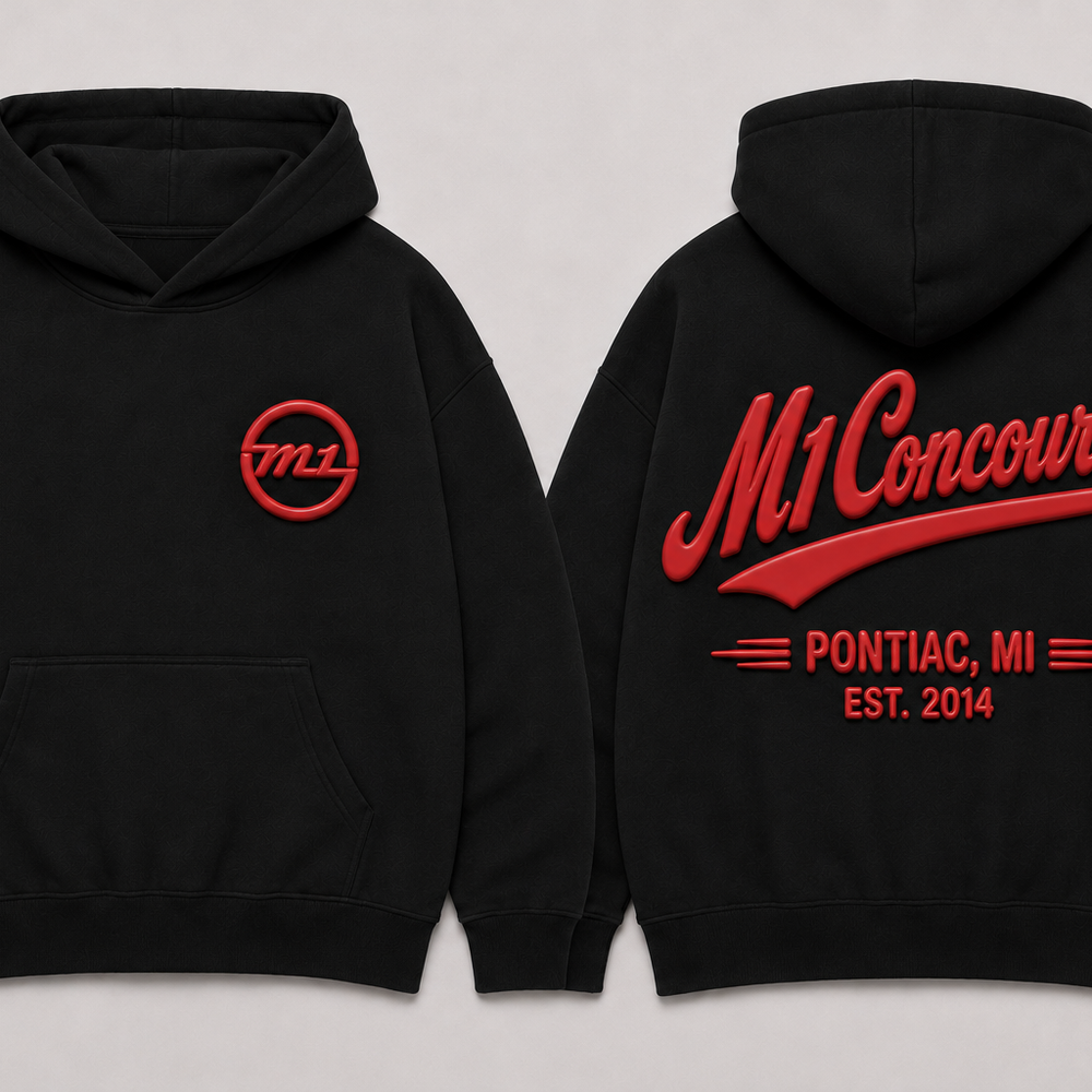 M1 Concourse Script Print Hoodie