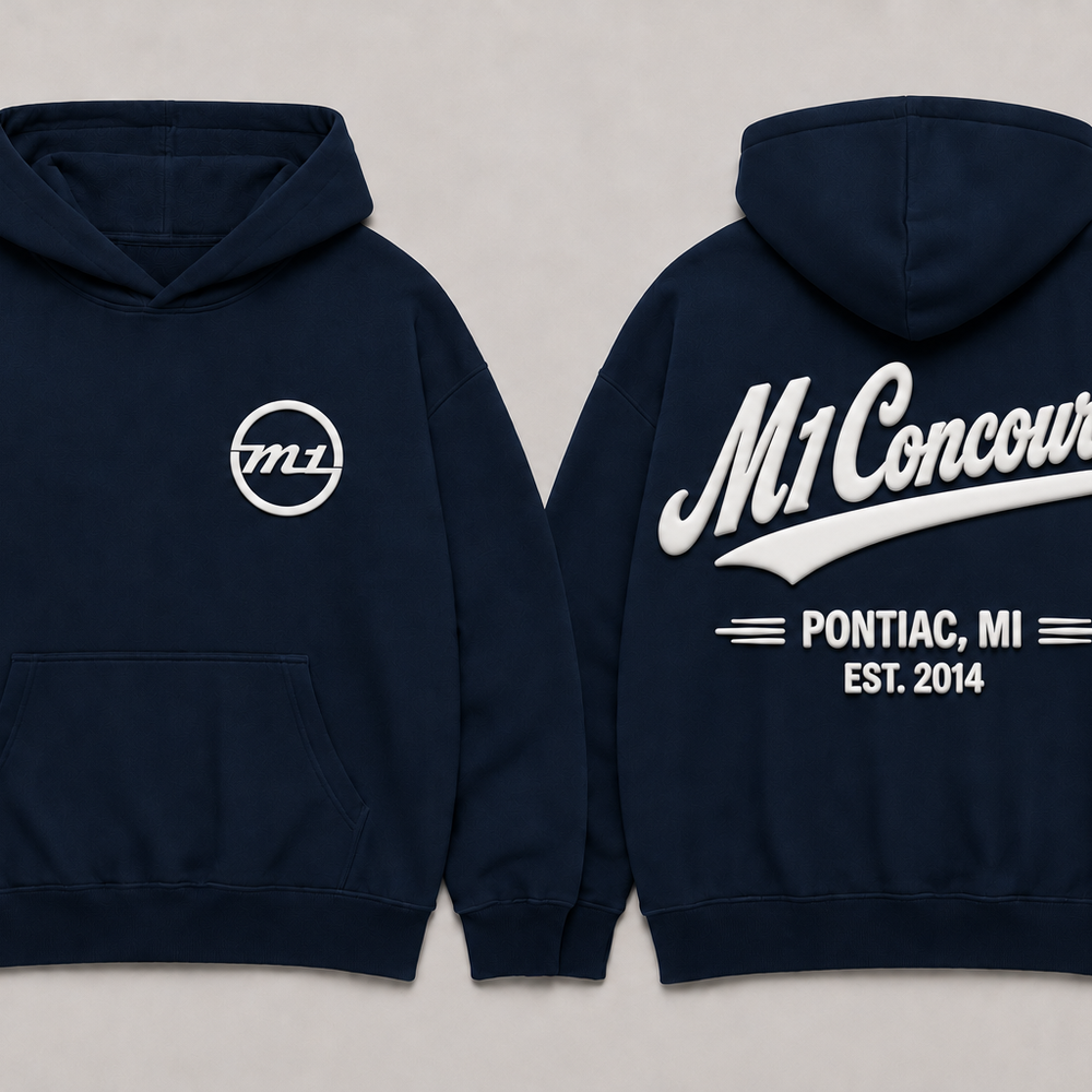 M1 Concourse Script Print Hoodie