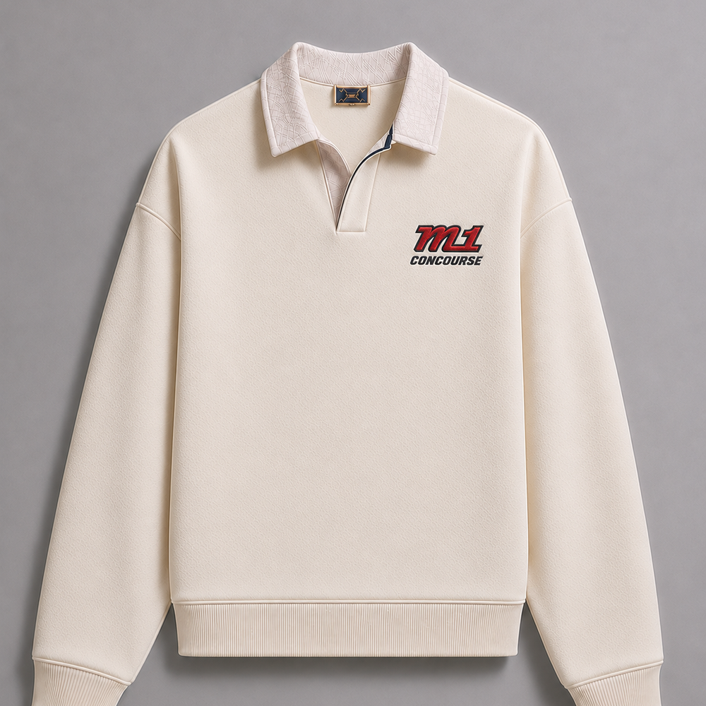 M1 Concourse Logo Gray Pullover
