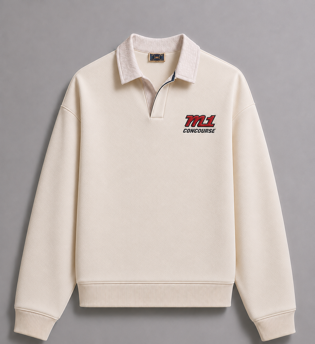 M1 Concourse Logo Gray Pullover