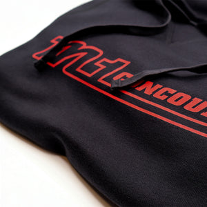 M1 Concourse Black Hoodie – Bold Chest Logo Edition