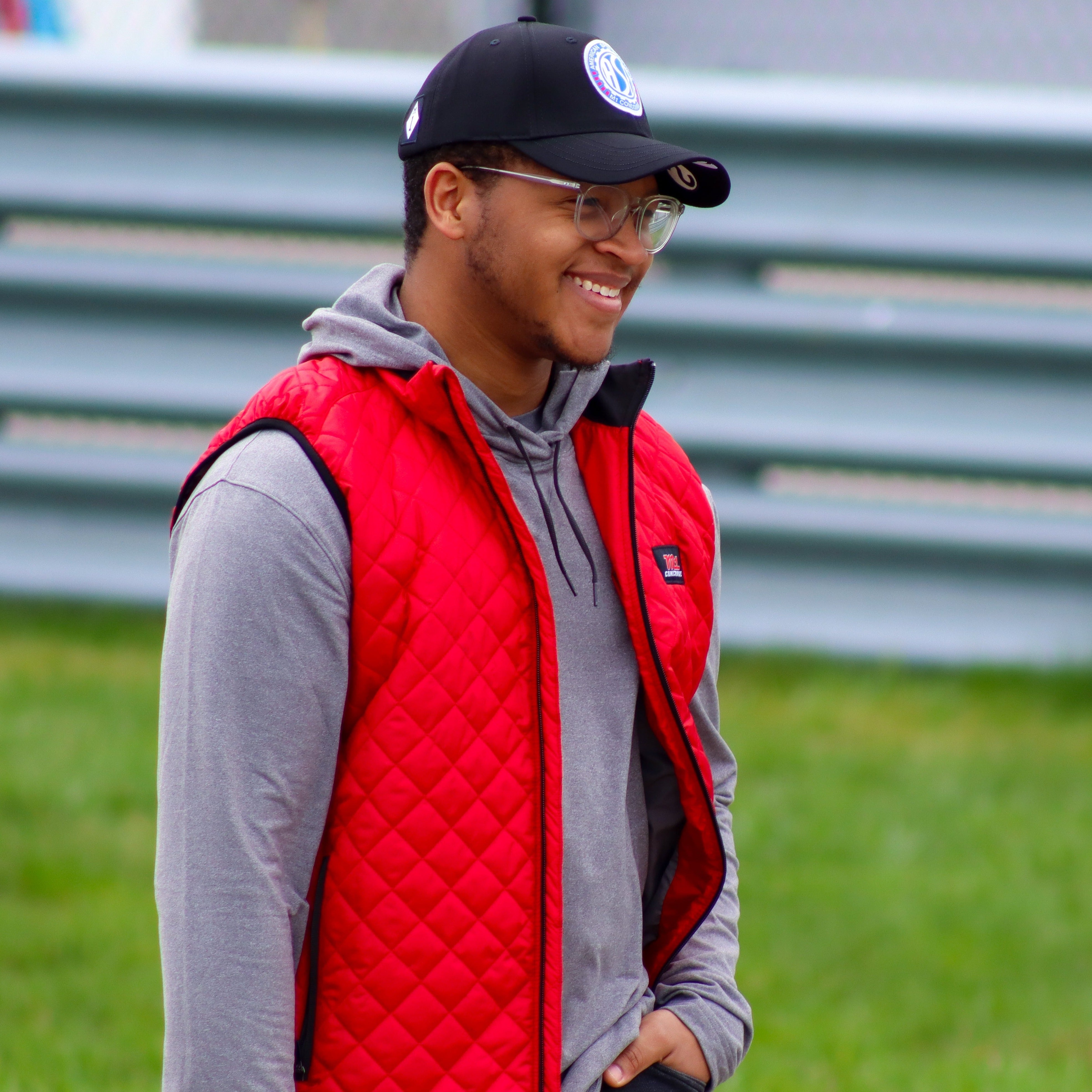Finn Ryan M1 Red Quilted Vest – Bold Racing Style and Function