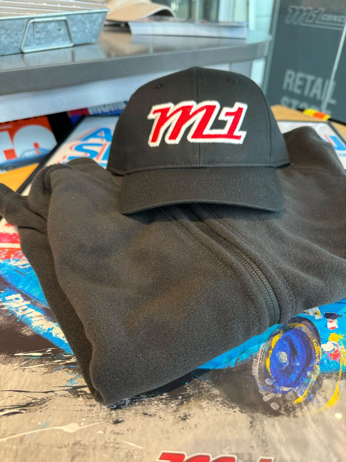 M1 Concourse Black Rally Youth Hat