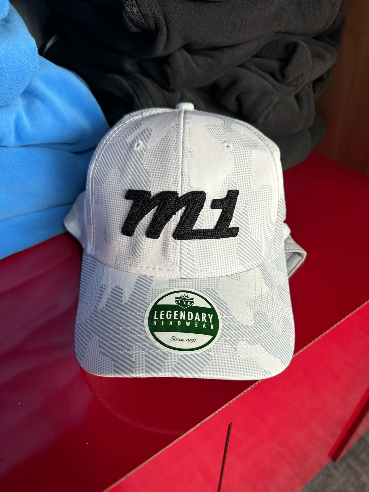 M1 White Camo Performance Hat