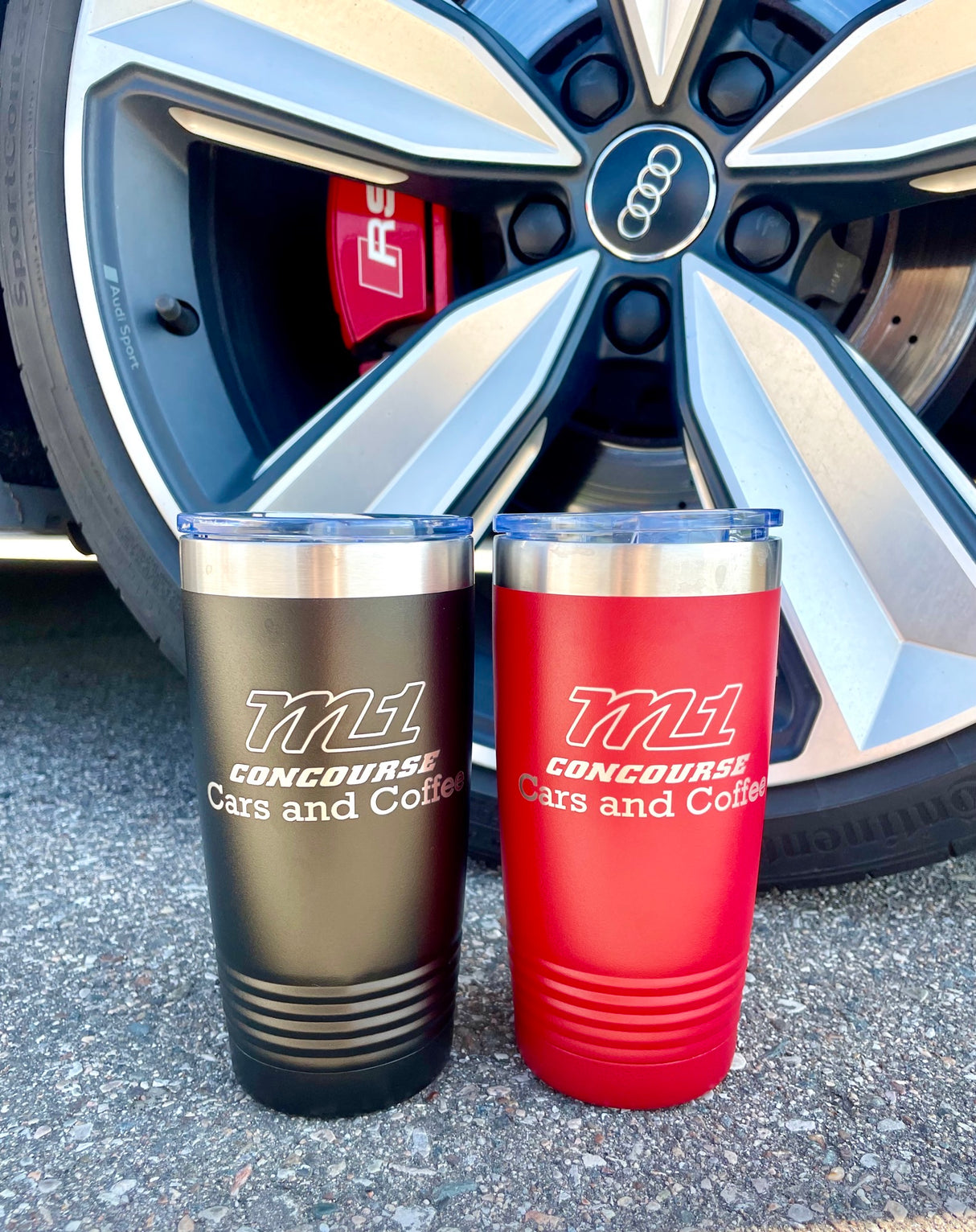 Cars & Coffee Stainless Steel Tumbler