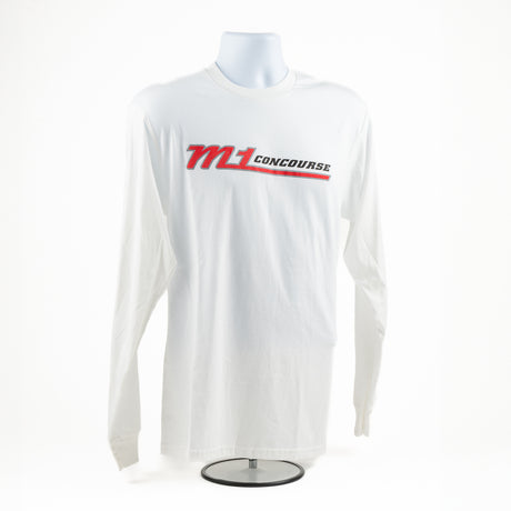 M1 Concourse Long Sleeve T-Shirt - White with Sign