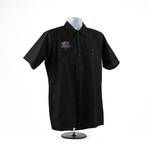 WDS Logo Mechanic Shirt by Red Cap Brand - Black