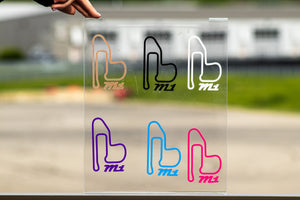 M1 Concourse Track Decal - Showcase Your Passion with Precision Vinyl Sticker