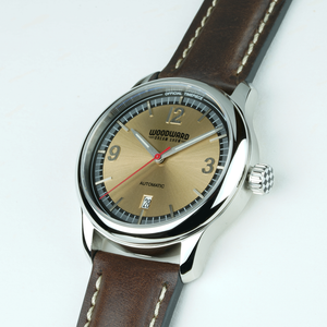 Timepiece - WDS Watch Copper Face with Brown Leather Strap (Style #1)