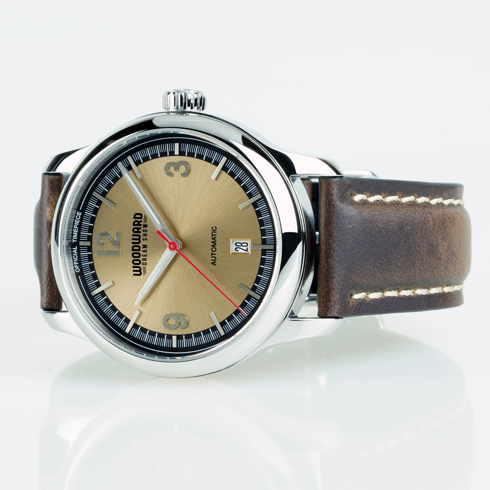 Timepiece - WDS Watch Copper Face with Brown Leather Strap (Style #1)