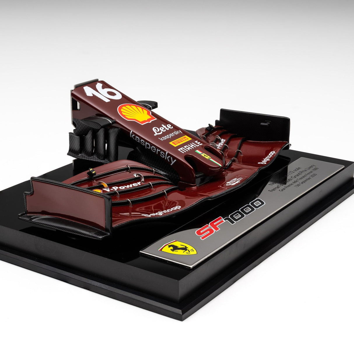 Amalgam Ferrari SF1000 Nosecone - 1000th Grand Prix Livery - 2020 Tuscan Grand Prix | Charles Leclerc 1:12 Scale