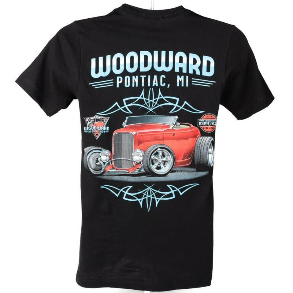 WOODWARD T shirt BLACK