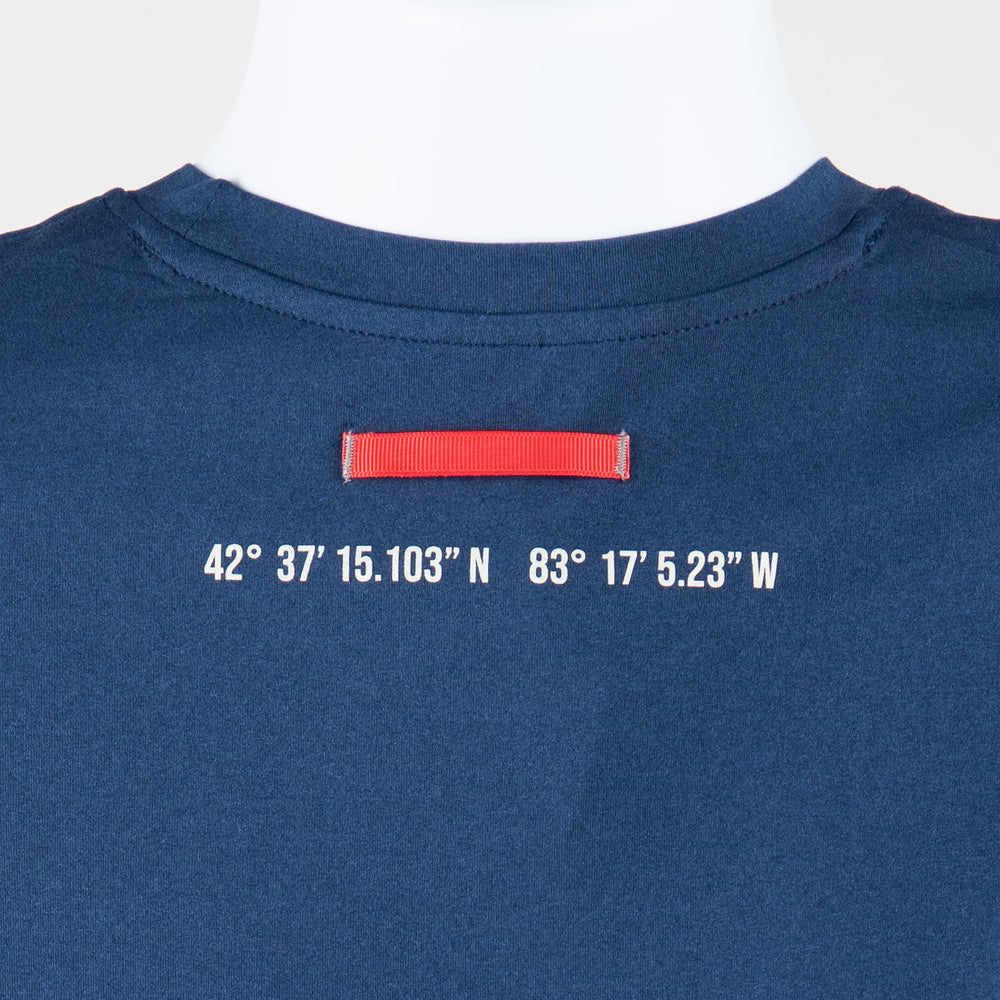 Finn Ryan American Speed Festival Navy Shelby Tech T-Shirt