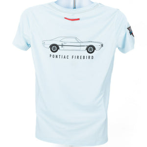 Firebird Tech T shirt in blue by Finn Ryan