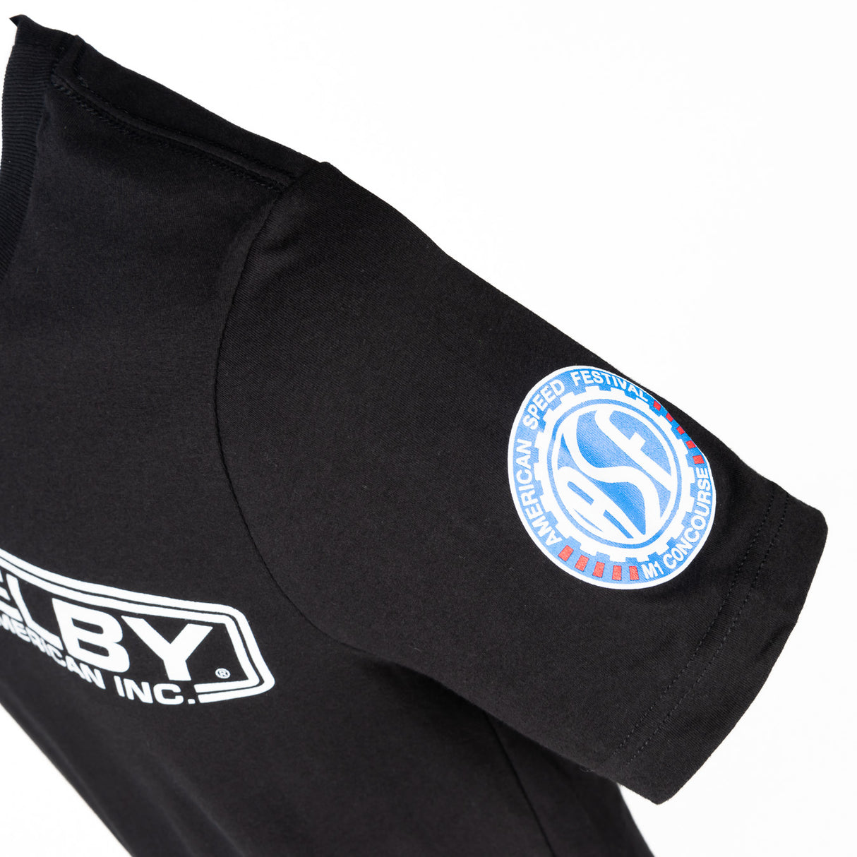 Shelby T shirt with ASF logo on sleeve