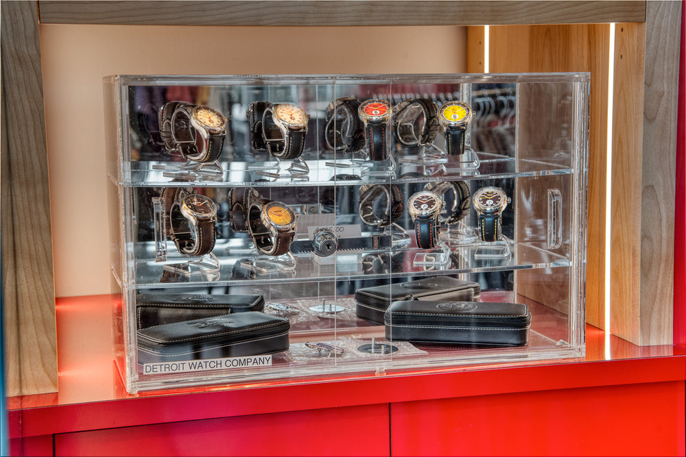 Timepiece - WDS Watch Copper Face with Brown Leather Strap (Style #1)