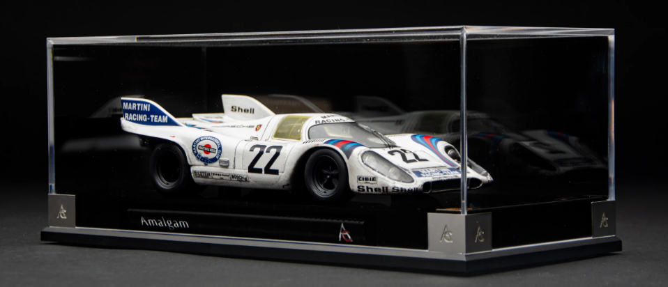 Amalgam Porsche 917 KH - 1971 Le Mans Winner - Martini Livery - Race Weathered 1:18 Scale
