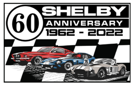 Shelby 60th Metal Sign